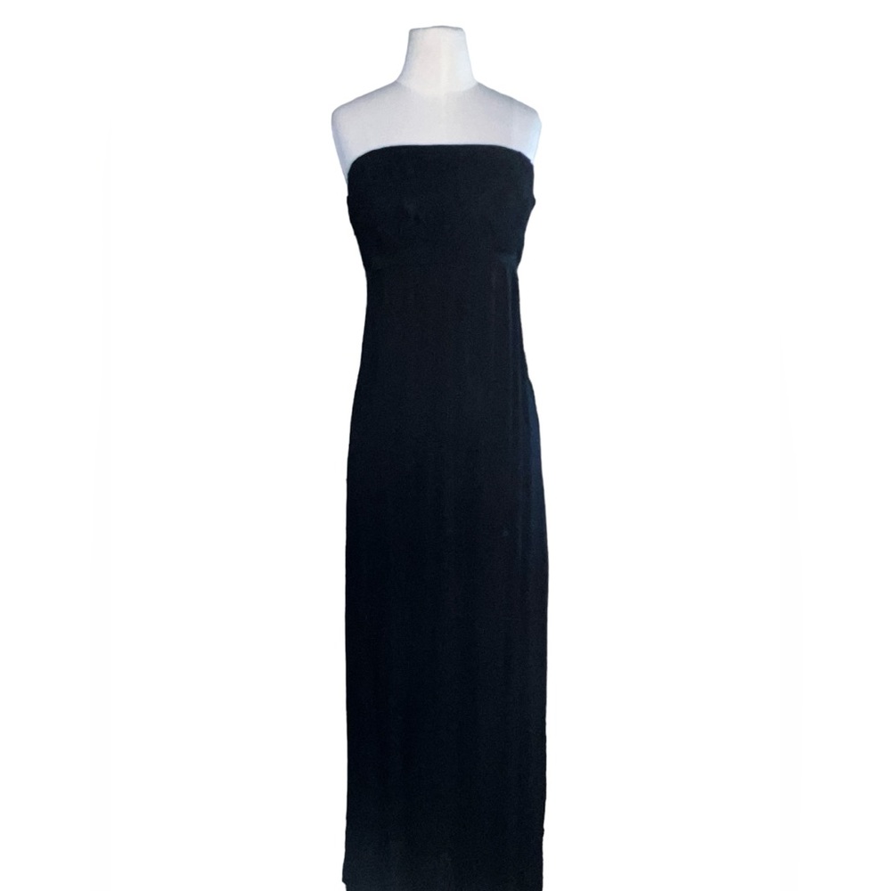 ATTENTION | WOMENS BLACK STRAPLESS SUN DRESS LARGE